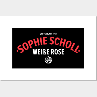 Sophie Scholl - Die weiße Rose  Resistance Heroine Posters and Art